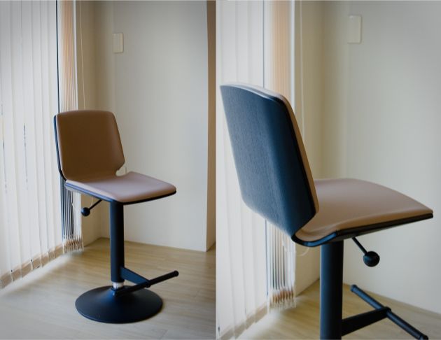 Shell-(自選皮色)升降吧椅/中島椅