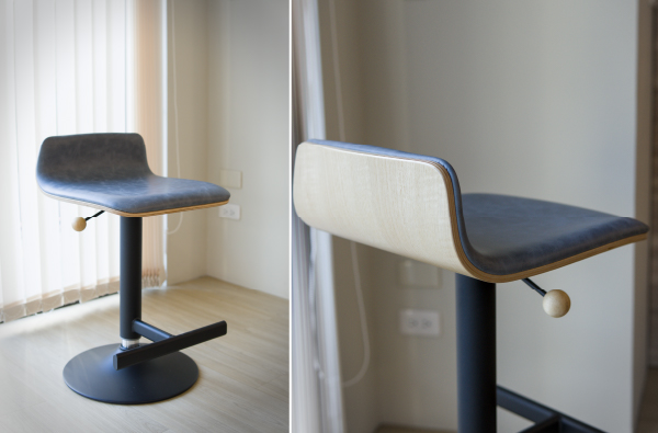 Ocean-(自選皮色)升降吧椅/中島椅