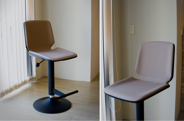 Shell-(自選皮色)升降吧椅/中島椅